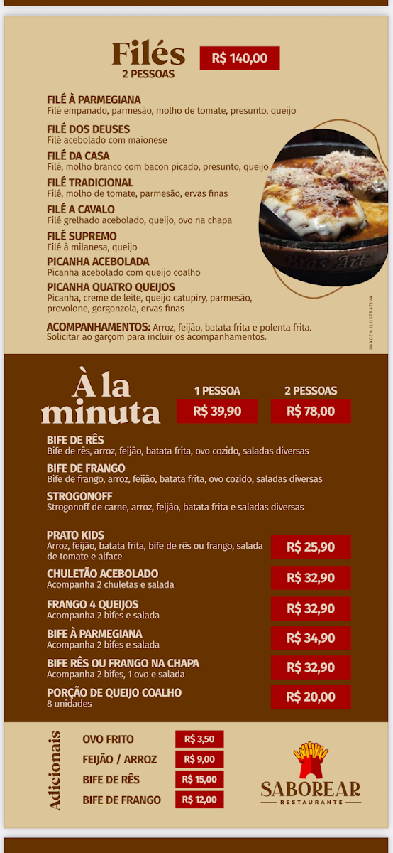 Menu Saborear Restaurante Lajeado-2