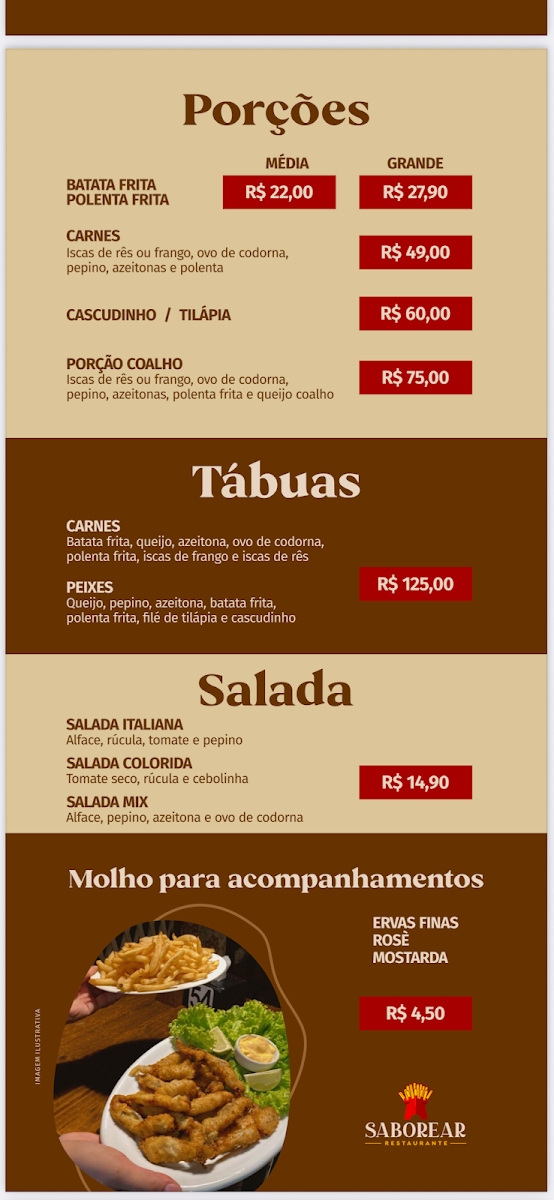 Menu Saborear Restaurante Lajeado-3