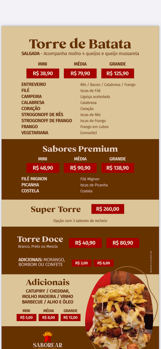 Menu Saborear Restaurante Lajeado-5