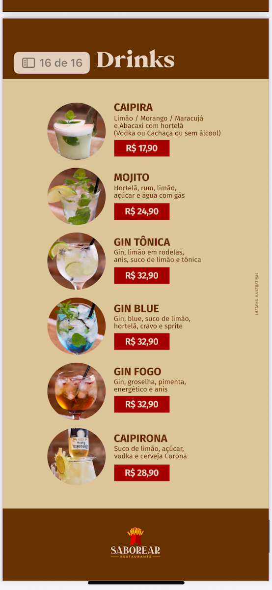 Menu Saborear Restaurante Lajeado-6